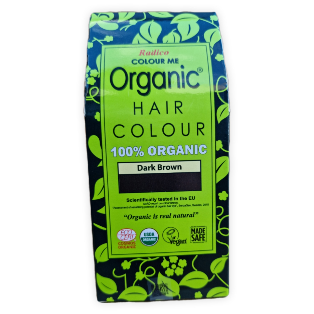 Radico Organic Dark Brown Hair Colour 100G - Black Bean Foods | Natural ...